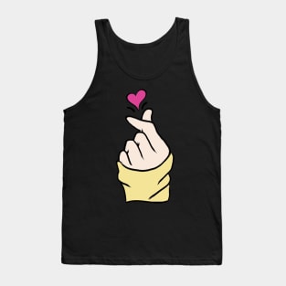 Cute Heart Pastel Yellow Pink iPhone Case & Cover Tank Top